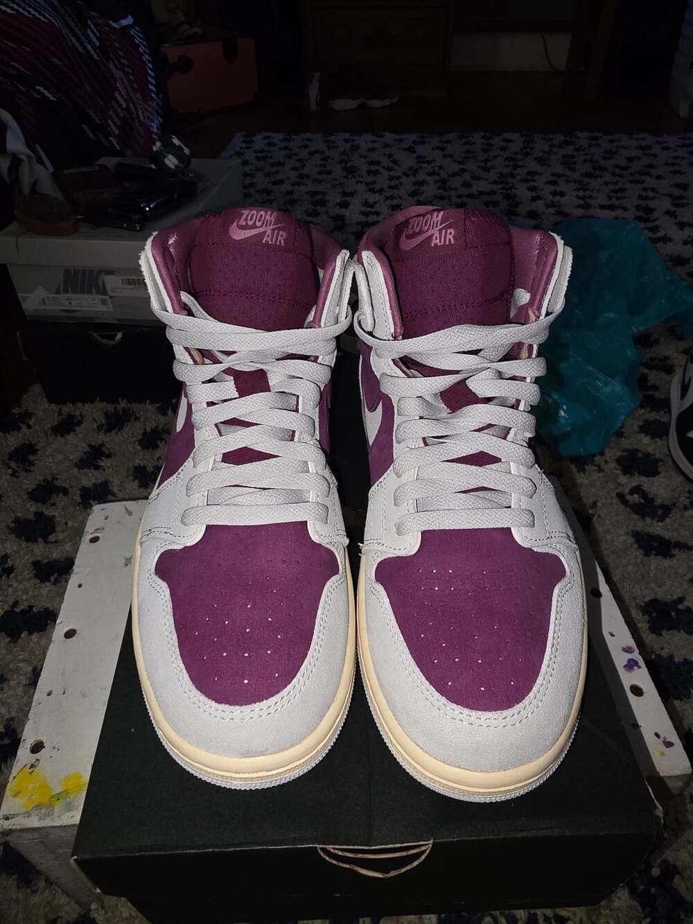 Nike Air Jordan 1 Zoom CMFT 2 Bordeaux Size 8